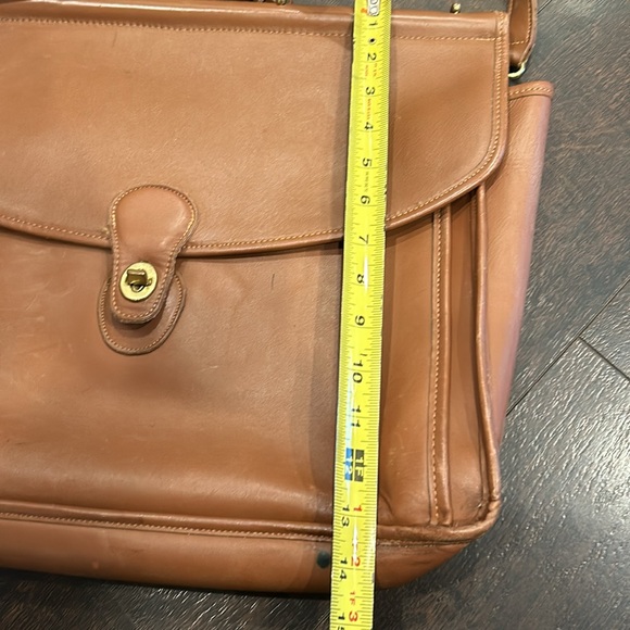 COACH Vintage ‘96 Beekman Briefcase/Laptop Bag Brown Gold - Picture 13 of 16